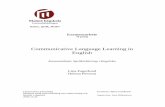 Communicative Language Learning in English - MUEPmuep.mau.se/bitstream/handle/2043/4386/Dissertation 4.pdf · task based language teaching. ... distinction between the traditional