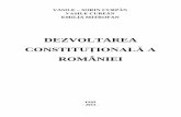 DEZVOLTAREA CONSTITUȚIONALĂ A - sorincurpan.rosorincurpan.ro/wp-content/uploads/2012/12/Dezvoltarea-constitution... · Contracte speciale. Succesiuni. ... Sinteze de drept civil,