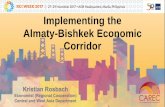 Implementing the Almaty-Bishkek Economic Corridor · •Lorem ipsum dolor sit amet consectetur adipiscing elit. ABEC —a spatial concept. ABEC—a spatial concept Almaty Bishkek