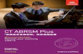CT ABRSM Plus · You must have passed ABRSM Grade 8 Practical in the instrument taught or a permitted substitution, and ABRSM Grade 6 Music Theory (1992 syllabus) or ...