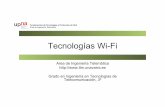 Tecnologías Wi-Fi - tlm.unavarra.esdaniel/docencia/ftpr/ftpr12_13/slides/... · • Solo para caso infraestructura (BSS) ... • AIFS = Arbitration InterFrame Space (solo QoS STAs)