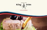 El rey de las conservas - King John · Piña Otros otros Puré de patatas Otros verduras y legumbres Alubias Otros Nuestros productos. 7 atún. 8 atún 1. PESCADOS Y MARISCOS ATÚN