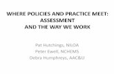WHERE POLICIES AND PRACTICE MEET: ASSESSMENT …learningoutcomesassessment.org/Presentations/HutchingsEwell... · WHERE POLICIES AND PRACTICE MEET: ASSESSMENT AND THE WAY WE WORK
