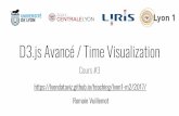 D3.js Avancé / Time Visualization - GitHub Pages · what is time? Passé, présent et futur Unidirectionnel Permet la séquence d’événements Permet de mesurer la durée d’événements