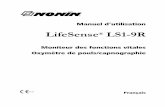 LifeSense Manuel d’utilisation · Dans ce manuel, « Nonin » désigne la société Nonin Medical, Inc. Nonin, Flexi-Form, FlexiWrap, and ... Désactivation des alarmes ...