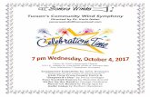 Tucson’s Community Wind Symphonysonorawinds.homestead.com/Flyer_SW_Oct_4_2017.pdfStrike Up the Band by George Gershwin Merry-Go-Round by Philip Sparke Gallic Galop by Herbert Hazelman