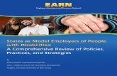 States as Model Employers of People with Disabilities · States as Model Employers of People with Disabilities: ... appointment lists. This report identifies states that have active