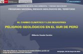 EL CAMBIO CLIMÁTICO Y LOS DESASTRESsf39e63f8b2e296b4.jimcontent.com/download/version/1337702880/mod… · DIRECCIÓN DE GEOLOGIA AMBIENTAL Y RIESGO GEOLÓGICO ... Cuarto Informe