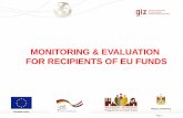 MONITORING & EVALUATION FOR RECIPIENTS OF EU FUNDS …egypt-urban.net/wp-content/uploads/2013/12/Monitoring-and... · timely and appropriate intervention if a project is not ... Trainees'