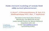 Finite element modeling of remote field eddy current ... · Finite element modeling of remote field ... Introduction to remote field eddy current testing ... At the remote field zone