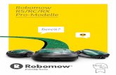Robomow RS/RC/RX Pro-Modelle - 2018 - … · Technische Daten RS-Modelle Komfort-Tragegriff mit Stopptaste Robomow-App Steuerung und Kommunikation mit Ihrem Mäher per …