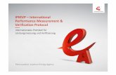 IPMVP –International Performance Measurement ... · PDF fileIPMVP –International Performance Measurement & VerificationProtocol Internationales Protokoll für Leistungsmessung