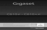 Gigaset C610IP / C610A IP€¦ · Hinweise zum Betrieb von Gigaset VoIP-Telefonen hinter Routern mit Network Address Translation (NAT) ...