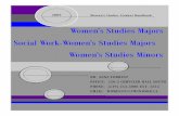 Social Work-Women’s Studies Majors Women’s Studies … · Studies inquiries and Dr. Barrett is the primary contact for Social Work-Women’s Studies inquiries. ... Prof. Cheri