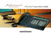 Alcatel OmniPCX 4400 - Utah Valley University · 1 User Guide Advanced REFLEXESÔ Alcatel OmniPCXÔ 4400 Your Advanced REFLEXESÔ terminal provides simple and quick access to all
