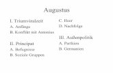 I. Triumviralzeit C. Heer - user.uni-frankfurt.deuser.uni-frankfurt.de/~hleppin/vorlesung/kaiserzeit/pdf/2804.pdf · Augustus J. Bleicken, Augustus. Eine Biographie, Berlin 1998.