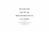 Radar Quick Reference Guide V2.0 · radar quick reference guide ... (gbt) engineering ... 200 300 400 500 600 700 800 900 1000 1100 1200 number of gbt messages transmitted per second