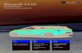 Renault Clio · RENAUlT Clio S moderným financovaním Renault Easy môžete mať nové Clio už od 7,09 € denne! MOTOR ADVANTAgE LIMITED INTENS Energy TCe 75