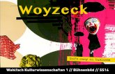 Woyzek Musikalische Fassung von Tom Waits + … · Wahlfach Bühnenbild / SS 14 Woyzek / Musikalische Fassung von Tom Waits + Kathleen Brennan / Konzept Robert Wilson Bühnenbildentwurf