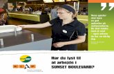Har du lyst til at arbejde i SunSet Boulevard? - klapjob.dk · Sunset Boulevard har mere end 45 restauranter over hele landet og er Danmarks næststørste kæde af restauranter. Sunset