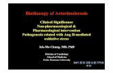 Biotherapy of Arteriosclerosis - circulation.or.kr of... · Biotherapy of Arteriosclerosis Clinical Significance Non-pharmacological & Pharmacological intervention Pathogenesis related
