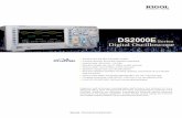 DS2000E Series Digital Oscilloscope - saelig.com · DS2000E Series . Digital Oscilloscope . 100 MHz and 200 MHz bandwidth models . 2 analog channels, 50 Ω input impedance (standard)
