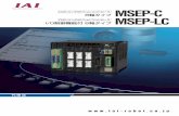 h1 4 MSEP-LC - 産業用ロボット・電動 ...€¦ · 代理店 msep-c msep-lc 8軸タイプ i/o制御機能付 6軸タイプ ロボシリンダポジションコントローラ
