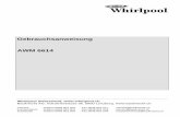Gebrauchsanweisung AWM 6614 - whirlpool.ch 6614 de KG.pdf · Whirlpool Switzerland, Bauknecht AG, Industriestrasse 36, 5600 Lenzburg, Verkauf Telefon 0848 801 002 Fax 0848 801 017