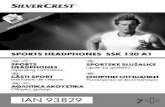 SPORTS HEADPHONES SSK 120 A1 - kompernass.com · Prije nego što pročitate tekst, ... are a part of this product. ... In the event that your audio device has been