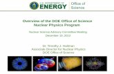 Overview of the DOE Office of Science Nuclear …science.energy.gov/~/media/np/nsac/pdf/20131219/NSAC_NP...Associate Director for Nuclear Physics DOE Office of Science Overview of