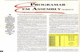 Programar em Assembly Parte 1 - Atelier Web · para o qual as linguagens de alto ... o Assembly. O Assembly é uma linguagem de símbolos, designados ... dor da família IBM PC. As