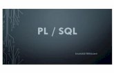Manuale PL/Sql -Emanuele Tertulliani 2017 2 · Motore di PL / SQL • Esegue le porzioni procedurali del codice ma invia al server oraclei comandi SQL Pl/Sql Block Pl/Sql Block Pl/Sql