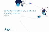 STM32 PMSM FOC SDK v4.0 Hands-on - st.com · Objectives The purpose of this document is to: •Help developers get started with the STM32 PMSM FOC SDK using the ST MC Workbench with