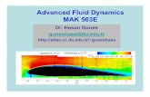Advanced Fluid Dynamics MAK 503E - ITUweb.itu.edu.tr/~guneshasa/viscous/afd.pdf · Mechanics of fluids 1. Inviscid flow: ... inviscid flow past immersed bodies, ... flow over a flat