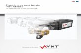 Electric wire rope hoists “VF” SERIES - Toàn Cầugimscompany.com/wp-content/uploads/2015/07/VHT... · The electric wire rope hoists “VF” series with related trolleys “VT”
