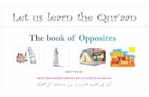 WRITTEN BY ABOO IBRAAHEEM HAROON BIN SAAJIDUR-RAHMAAN · Let us learn the Qur'aan WRITTEN BY ABOO IBRAAHEEM HAROON BIN SAAJIDUR-RAHMAAN