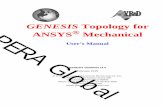 User’s Manual - 安世亚太 · ANSYS® Mechanical User’s Manual ... 3.11 Estimate Enclosed Volume for Isosurface- ... To be able to run topology optimization in ANSYS, the user