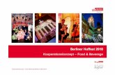 Berliner Hoffest 2018 - Startseite: Berlin Partner · Kooperationskonzept –Food & Beverage Berliner Hoffest 2018 Berliner Hoffest 2018 Kooperationskonzept –Food & Beverage