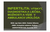 INFERTILITA - Slovenská urologická spoločnosťsus.sk/sites/default/files/dcms/sus/Subory/04_muzska_neplodnost... · MUDr. Igor Bartl, MUDr. Vladimír Mišanko UNBA, Urologické