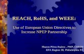 REACH, RoHS, and WEEE: Use of European Union Directives …infohouse.p2ric.org/ref/50/49341.pdf · Use of European Union Directives to Increase NPEP Partnership ... importers. •