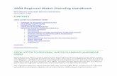 1994 Regional Water Planning Handbook - … Regional Water... · 1994 Regional Water Planning Handbook New Mexico Interstate Stream Commission December, 1994 ... milling (crushing,