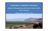 Tulelake Irrigation District Term Water Management Goals.....13 Long Term Water Management Goals SECTION 2.5 – IMPROVING WATER USE EFFICIENCY.....15 SECTION W ATER CONSERVATION PROJECTS