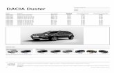 DACIA Duster - Grup Auto, Dealer Dacia - Daperom.rodaperom.ro/wp-content/uploads/2017/01/FT-Fisa_produs_Duster_01-J… · Dacia Duster Laureate 1.5 dCi 109 CP 4x4 M2 I X J9 Euro 6