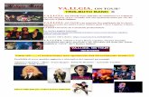 VA.LI.GIA. ON TOUR® TRIS-BUTO BAND - Cover band Vasco ... · Valentina Angeli antonello cuomo VA.LI.GIA, ON TOUR TRIS-BUTOBAND *and TRISBUTO AL ROCK ITALIANO VASCO ROSSI • GIANNA