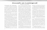 Assault on Leningrad - 山崎雅弘 パーソナル ... · Assault on Leningrad ... Hitler Moves East(British title "Hitler's War on Russia") by Paul Carell (1964). Very readable