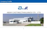 A&M$CASTING(THAILAND)$CO.,$LTD. - mohkamfg.commohkamfg.com/amwebdata.pdf · นิคมอุตสาหกรรมราชบุรี$ The Direction of A&M Casting / A&M87%(