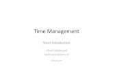 Time Management - si.mahidol.ac.th · ตอบคตอบคาถามาถามํ 1. ทาอะไรบํ าง้ 1. วนธรรมดาั 2. เสาร์-อาทิตย์
