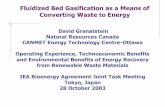 Fluidized Bed Gasification as a Means of Converting …task32.ieabioenergy.com/wp-content/uploads/2017/03/08_Granatstein.… · BioCoComb Gasifier, Zeltweg, Austria Ø10 MWt circulating