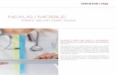 NEXUS / MOBILE · Title: Broschuere mobile Lösungen Author: NEXUS Subject: mobile Lösungen Keywords: Mobile, Mobile Lösungen, NEXUS, Krankenhaus, Klinik, App, Apps, NEXUS ...
