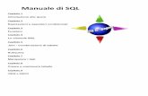 Manuale di SQL - index-of.co.ukindex-of.co.uk/SQL/manuale sql.pdf · Manuale di SQL Capitolo 1 Introduzione alle query Capitolo 2 Espressioni e operatori condizionali Capitolo 3 Funzioni